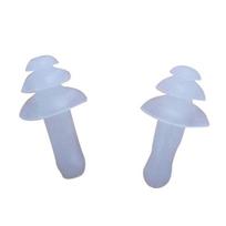 1 Pair Silicone Ear Plugs Comfortable Anti Noise Snore Study Sleep Earplugs balta