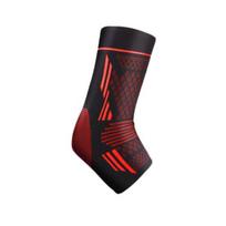1Pc Ankle Support Sleeve Elastic & Breathable Compression Strap for Arthritis Achilles Tendonitis Plantar Fasciitis Joint Pain Ankle Braces for Pain L raudona