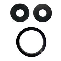 Connector Seal Gasket Set, Air Pumps Gasket for Inflatable Hot Tubs Hearter Spa PVC Washer Leakage Prevention Kit black