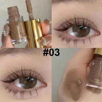 Liquid Eyeshadow Stick - Matte & Glitter for Contour & Eye Makeup,Blendable Creamy Texture,Long-Lasting Wear,Natural Eye Makeup black