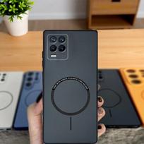 Skirta Realme 8 dėklas Realme 8 4G telefono dėklas Realme 8 Pro dangtelis Realme8 Pro 5G Atsparus smūgiams Spalvotas magnetinis kietas Silikoninis galinis dangtelis realme 8 gray