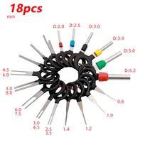 Extractor Kit Terminal Removal Tools Pin Extractor Kit Car Hand Repair Tool Needle Retractor 18pcs