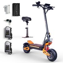 X5 Electric Scooter 6000W60V40AH with Dual Suspension Shock Absorption Max Speed 95KM/H 11 Inches Off-road X5-5000W52V26AH-BK-YY