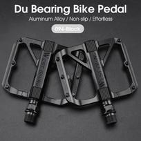 WEST BIKING Bike Pedals 3 Bearing Non-Slip MTB Road Aluminum Alloy Cycling Flat Pedals Bicycle Accessories Pedales Bicicletas 094Double DU Bearing