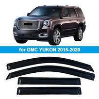 Window Visor for GMC YUKON 2015 2016 2017 2018 2019 2020 Wind Deflectors Rain Guards Door Visor Vent Shades Ventvisor for YUKON 2015-2020