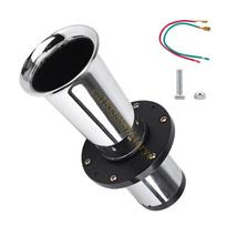 Horn Train Horn for Truck/Car Air Horn Chromes Plated Trumpet Super Loud 110dB for 12V Car Truck Motorbike Boats 91AE sidabras