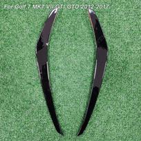 Front Bumper Canard Flare Mods Fin Splitter Wind Knife for Golf 6 MK6 MK7 VII GTI GTD 2012-2017 Clubsport Custom Body Kit MK7 L And R Lower