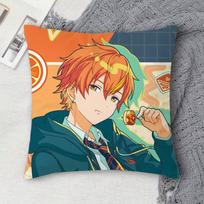 Shinonome akito Doublesided Printed Square Decorative Cushion Cover for Sofa Living Room Home Decor 30x30 cm