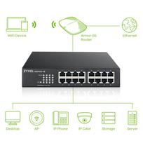 Switch Zyxel GS1100-16-EU0103F Unmanaged