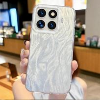 EUCAGR For Xiaomi 17T Pro 5G Case Xiaomi17T Pro 5G Phone Case Xiaomi 17TPro Anti fall Luxury Laser Silver Gradient hard Cover Xiaomi 17T Pro