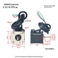 Stepper Motor 17HS8402: 2-Phase, 4-Wire, 1.8° Precision, 48mm for CNC, Engraving, Laser Machines