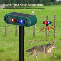 Saulės energijos ultragarsinis gyvūnų atbaidytojas su garsu ir šviesa šernams ir kiaunėms N912B Ultrasonic Special (No Bracket)