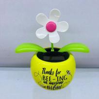 Decorating Plants Swinging Toy Dancing Flower Car Dashboard Ornaments Flower Swinging Solar Powered 03