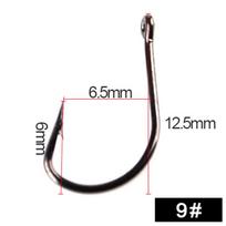 Gamintojas TOMARU Size3-Size12 žvejybos kabliukas Spygliuotas kabliukas Karpių tiektuvas Anzol Fishhook Jig Hook iš Japonijos Size9 juoda