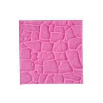 Trinkelių akmenų sienelių linija Silikono forma Fondant Forma Tortų dekoro įrankiai Šokoladinės Gumpaste Formos Sugarcraft Virtuvės aksesuarai