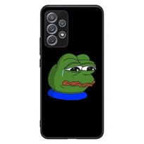 „Sad Frog Pepe Meme Pattern“ telefono dėklas, skirtas Samsung Galaxy A03s A10 A20 A21s A31 A40 A41 A42 A50 A51 A52 A70 A71 A72 A32 A82 For Galaxy A82 5G