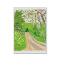 Davidas Hockney iš „Pavasario atvykimas į Woldgate Wall Art Canvas Painting Spausdinti plakatą gyvenamojo kambario namų dekoravimui be rėmelio“ 21cm×30cm NoFrame beige