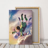Hunter X Hunter Plakatas Klasikinio Japonų Anime Retro Plakato Spaudiniai Sienų Menas Namų Kambario Dekoras Vintažinis Paveikslas Be Rėmo 21*30cm