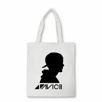DJ avicii Pirkinių krepšys Madingas vyriškas moteriškas pirkinių krepšys tote avicii Pečių krepšys Eco rankinė Tote drobės krepšiai 24*26cm
