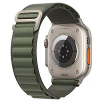 „Alpine Loop“ dirželis „Apple Watch Ultra“ 49 mm, 44 mm, 40 mm, 45 mm, 41 mm, 42 mm, 38 mm nailono apyrankei, „iWatch 7“, 6, 5, 4, 8 laikrodžiams. ultra 49mm gray