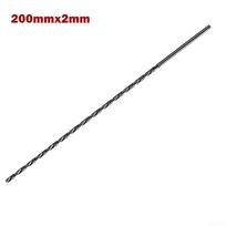 1 vnt. grąžtai 2-10 mm 200 mm ypač ilgi didelio atsparumo dilimui 2*200mm