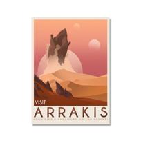 Arakis kopos plakatas Retro kelionės drobė Tapyba siena Menas Paveikslėlių mokslas Klasikinis romanas Prieskoniai 21cm×30cm NoFrame