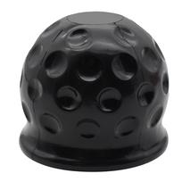 Vilkties kablio rutulinio dangtelio dangtelis priekabos vilkimo kablys universalus juodas 50 mm guminis karavano priekaba, apsaugantis automobilio stilių priedai juoda
