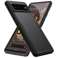 „Google Pixel 8 Pro 7“ 7A Pixel8 Pixel7 Pixel7a Pixel 6 Pro 6A Pixel6 Pixel6a smūgiams atsparus dėklas nuo akinimo, kietas, stiprus krepšys for Pixel 7A juoda