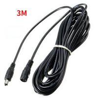 3M 12V CCTV nuolatinės srovės maitinimo kabelio ilgintuvo laido adapteris, 5,5 mm x 2,1 mm
