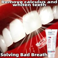 Dantų akmenų šalinimo priemonė, balinanti, pašalinanti blogo kvapo dantis Dantų pasta šviesinanti periodontito prevencija Dantų valymo priežiūra 1pcs brown