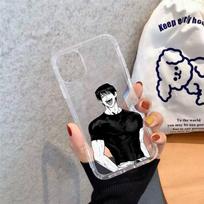Toji Fushiguro Jujutsu Kaisen anime telefono dėklas Skaidrus minkštas skirtas iphone 12 11 13 7 8 6 s plus x xs xr pro max mini iphone 11 pro