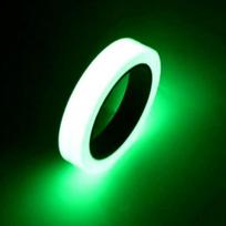 Tamsoje šviečianti fluorescencinė naktinė lipni saugos lipdukų juosta green