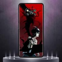 Silikoninis dėklas Xiaomi Mi Poco X3 NFC 10T Pro Note 10 Lite 9T 11 F3 M3 F1 A2 CC9 Minkštas korpusas Telefono dangtelis Black Clover Funda Cas Mi Poco F3 GT purple