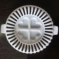 Microwave Oven Fat Potato Chips Maker  Chip Slicer Snack Maker 13cm white