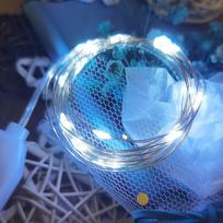 5M 10M LED USB varinės vielos stygos pasakų lemputės Kalėdų vestuvių mini LED lempos LED dirželio lemputė 2M 20leds【USB】 balta
