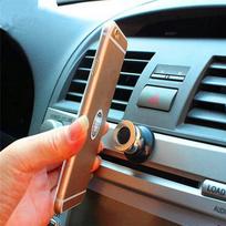 360 laipsnių universalus automobilinis telefono laikiklis, magnetinis tvirtinimas prie oro ventiliacijos angos, mobiliojo telefono laikiklis automobiliui juoda