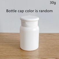 1Pcs 30/50/100/150G Talcum Powder Bottle Refillable Cosmetic Powder Dispenser Plastic Powder Container Empty Pots Bottles 30g white