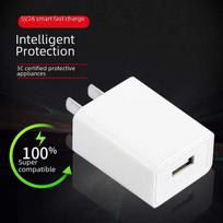 5V 2A USB įkroviklio kištukas su 3C sertifikatu – mobiliojo telefono maitinimo adapteris IC Solution 2A balta