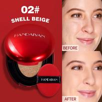 Air Cushion Concealer Liquid Foundation 6 Shades Full Cover Foundation ilgalaikiam drėkinamam maskuojamajam pagrindui