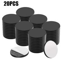 300 vnt magnetiniai apvalūs lipnūs diskiniai magnetai apvalūs guminiai minkšti magnetiniai lakštai 20x2 mm šaldytuvo biuro „pasidaryk pats“ projektams 20*2MM-20PCS