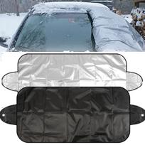 Visų oro sąlygų apsauga nuo saulės, ledo danga 1 vnt., Priekinio stiklo apsauga visų sezonų apsauga nuo saulės, ledo danga One Size gray