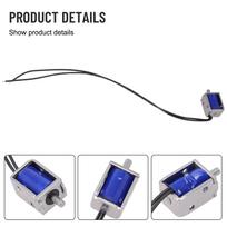 DC 5V 12V Traukimo tipo Mini DC Elektromagnetas Rėmas Spyruoklė Solenoidas Magnetas DC5V