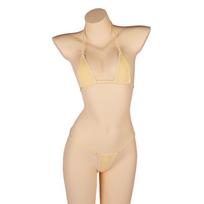 Gundantis trijų dalių bikini maudymosi kostiumėlis ir apatinio trikotažo komplektas moterims One Size
