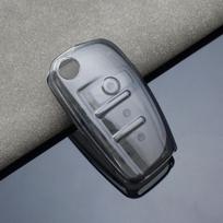 For A1 A3 8P A4 A5 A6 C7 A7 S3 S7 S8 R8 Q2 Q3 Q5 Q7 Q8 SQ5 TT RS3 RS6 Transparent Car Remote Key Case Cover Transparent Black