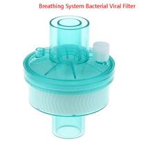 Vienkartinės kvėpavimo sistemos filtrai Bakterijų filtras HME Ventiliatoriaus priedai one size blue