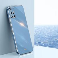 Skirta Samsung Galaxy A51 4G dėklas, prabangus kvadratinis dengtas SM-A515F, SM-A515F/DSN telefono dėklas, atsparus smūgiams silikoninis galinis dangtelis Fundas For Galaxy A51 4G&Case & Strap