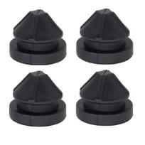 4X Guminis variklio dangčio oro įsiurbimo filtro įvorė montavimo įvorė buferinė pagalvėlė VW CC Golf Sportsvan Touran Passat Sharan Polo juoda