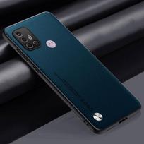 Prabangus PU odinis dėklas Motorola Moto G10 G20 G30 galiniam dangteliui Matinis silikoninis pilnos apsaugos telefono dėklas Motorola G30 G20 Moto G10 žalia