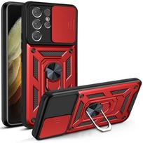 Cover Case for Samsung Galaxy S21 Ultra S 21 Plus S21 FE Camera Lens Protective Car Holder Magnetic Armor Shockproof Bumper Case Samsung S21