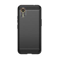 Samsung Galaxy Xcover7 dėklai Galaxy Xcover7 dangtelis Guminis silikoninis Neslystantis Fundas Galinis telefono dangtelis Galaxy Xcover7 For Galaxy Xcover7 juoda